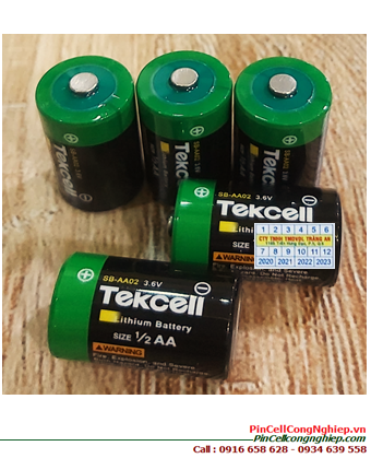 Tekcell SB-AA02; Pin nuôi nguồn PLC Tekcell SB-AA02 lithium 3.6v 1/2AA 1200mAh _Xuất xứ Hàn Quốc